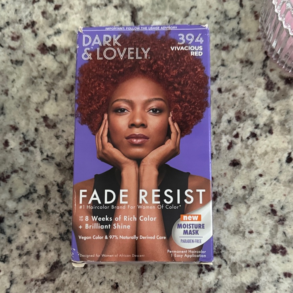 Fade Resist Permanent Hair Color 394 Vivacious Red